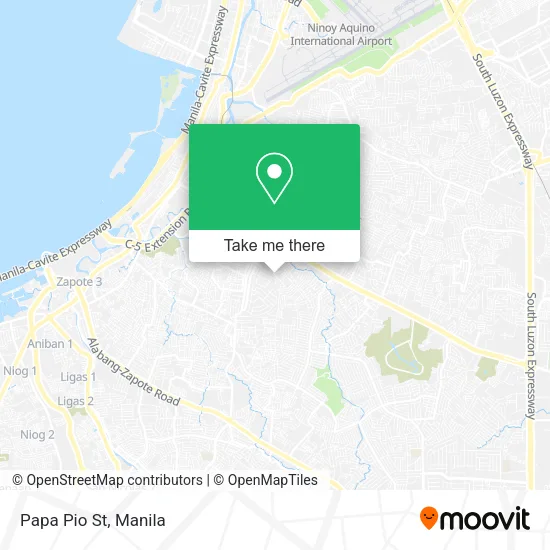 Papa Pio St map