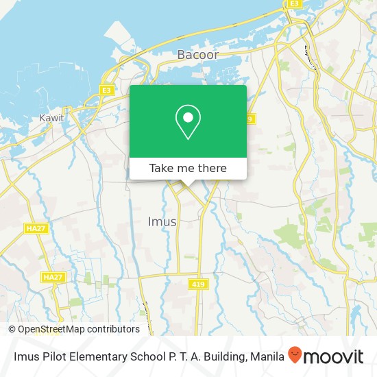 Imus Pilot Elementary School P. T. A. Building map