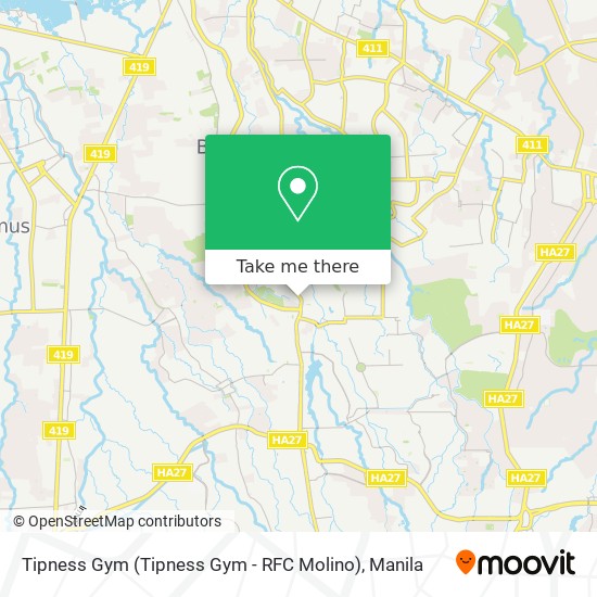 Tipness Gym (Tipness Gym - RFC Molino) map