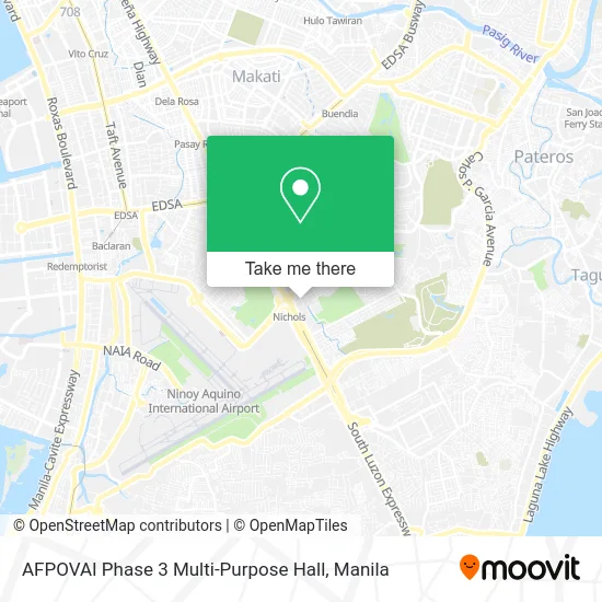 AFPOVAI Phase 3 Multi-Purpose Hall map