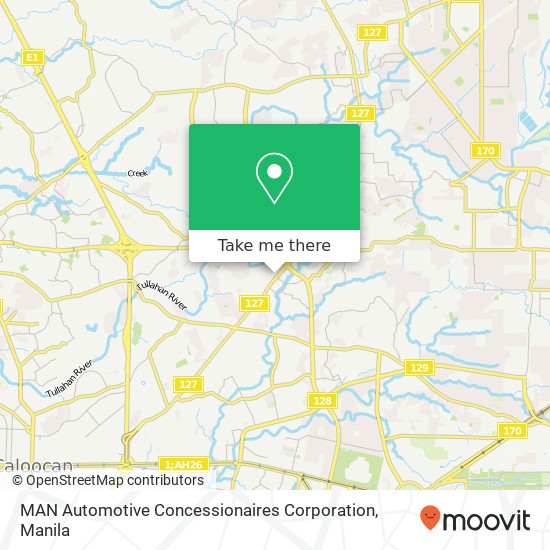 MAN Automotive Concessionaires Corporation map