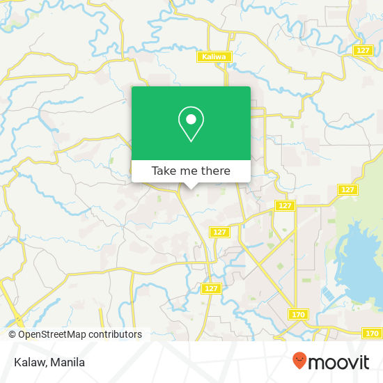 Kalaw map