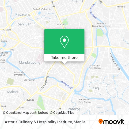 Astoria Culinary & Hospitality Institute map