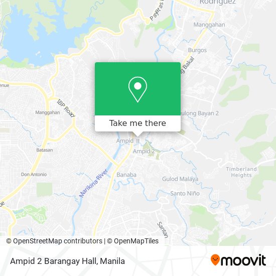 Ampid 2 Barangay Hall map