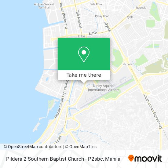 Pildera 2 Southern Baptist Church - P2sbc map