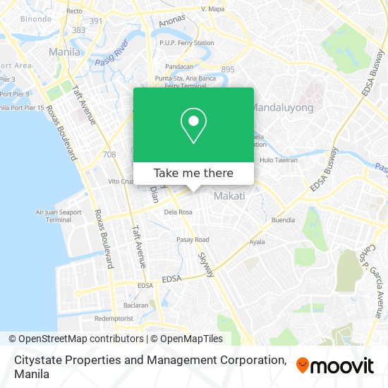 Citystate Properties and Management Corporation map