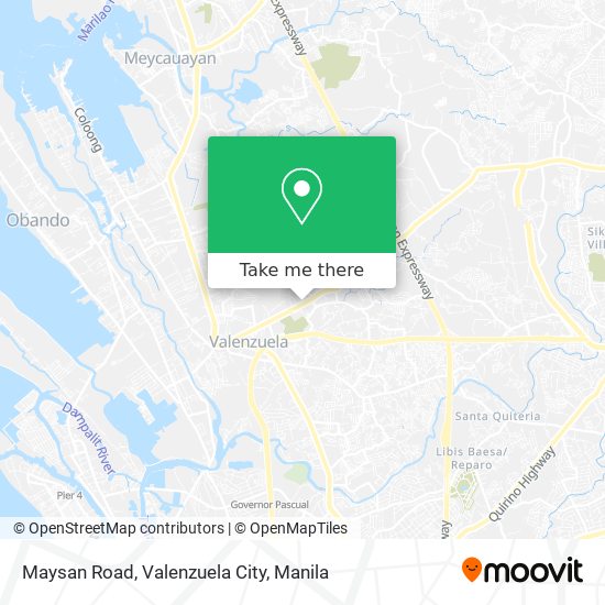 Maysan Road, Valenzuela City map