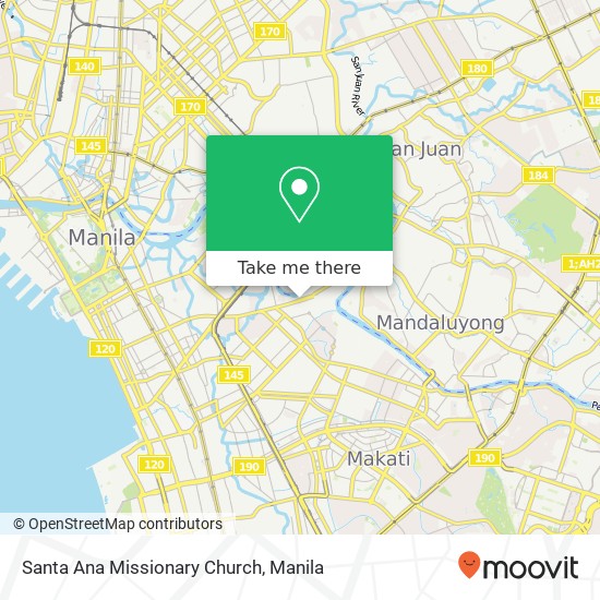 Santa Ana Missionary Church map