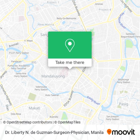 Dr. Liberty N. de Guzman-Surgeon-Physician map
