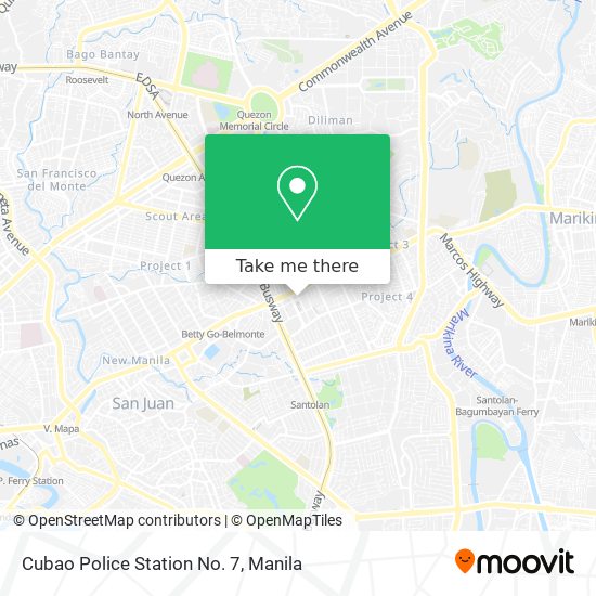 Cubao Police Station No. 7 map