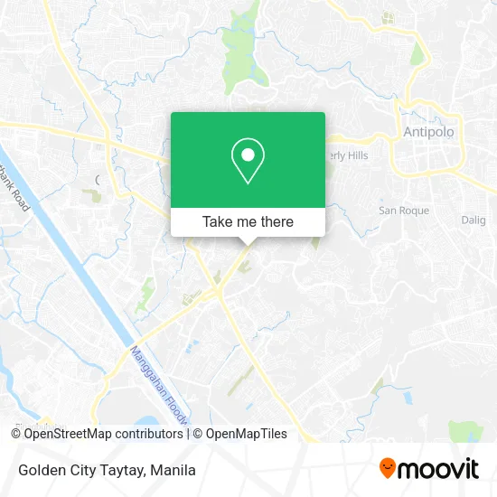 Golden City Taytay map
