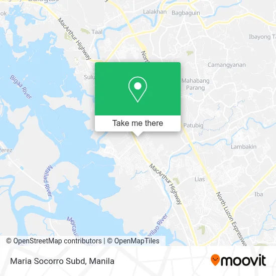 Maria Socorro Subd map