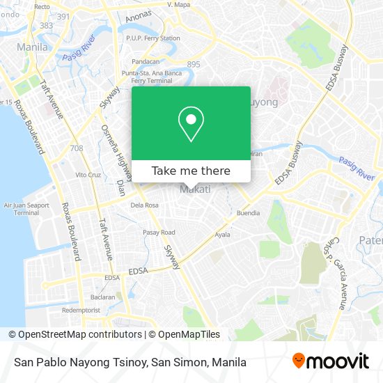 San Pablo Nayong Tsinoy, San Simon map