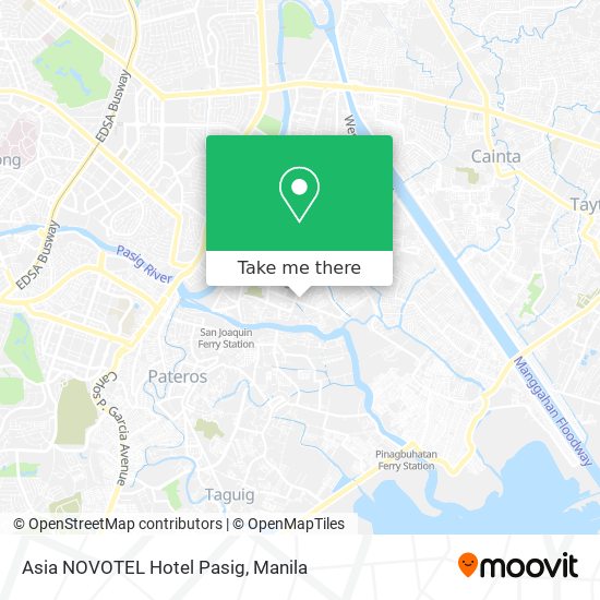 Asia NOVOTEL Hotel Pasig map