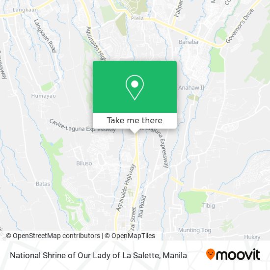 National Shrine of Our Lady of La Salette map
