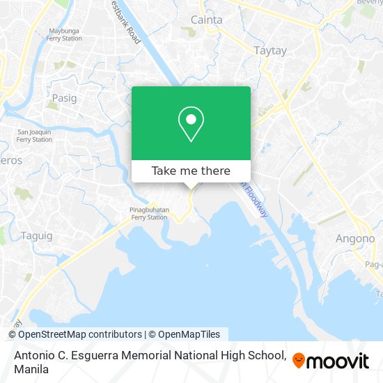 Antonio C. Esguerra Memorial National High School map