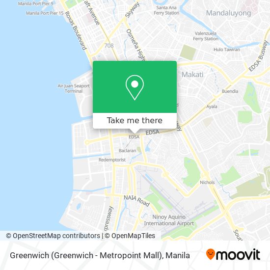 Greenwich (Greenwich - Metropoint Mall) map