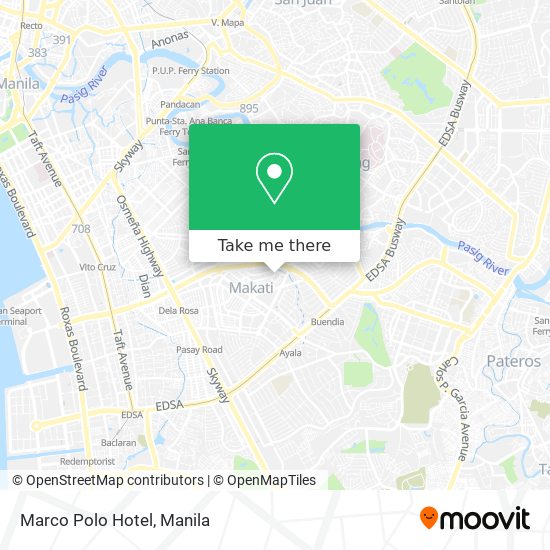 Marco Polo Hotel map