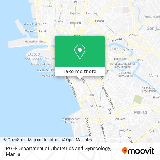 PGH-Department of Obstetrics and Gynecology map