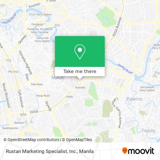 Rustan Marketing Specialist, Inc. map