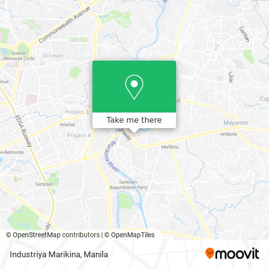 Industriya Marikina map