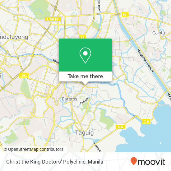 Christ the King Doctors' Polyclinic map