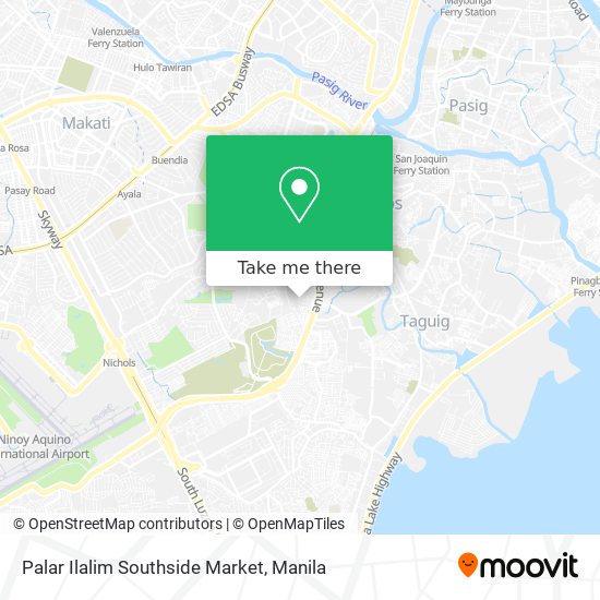 Palar Ilalim Southside Market map