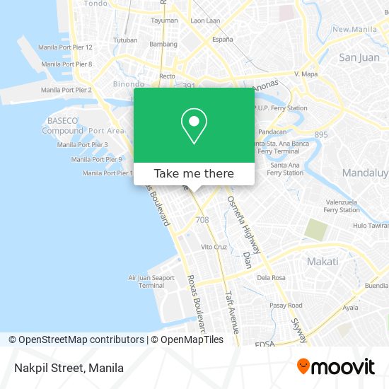 Nakpil Street map