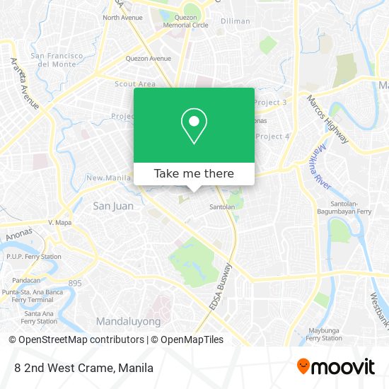 8 2nd West Crame map