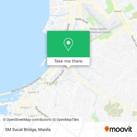 SM Sucat Bridge map
