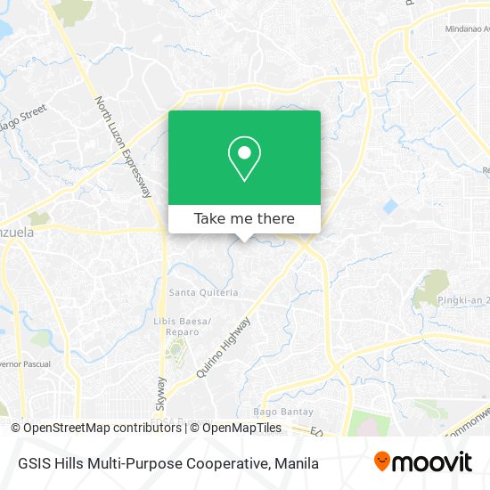 GSIS Hills Multi-Purpose Cooperative map