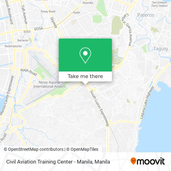 Civil Aviation Training Center - Manila map