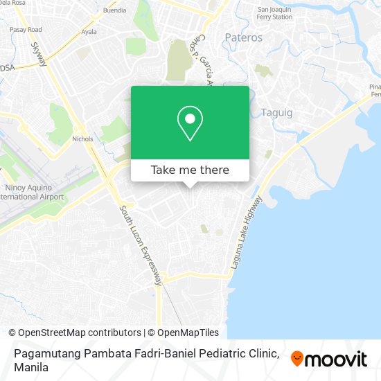 Pagamutang Pambata Fadri-Baniel Pediatric Clinic map