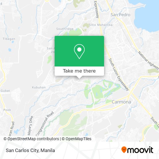 San Carlos City map