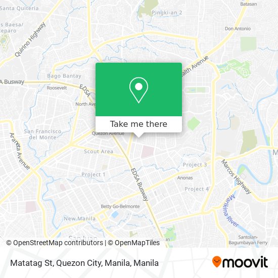 Matatag St, Quezon City, Manila map