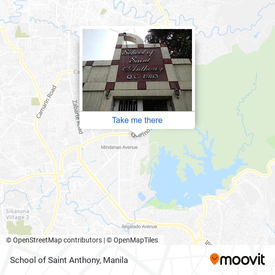 School of Saint Anthony map