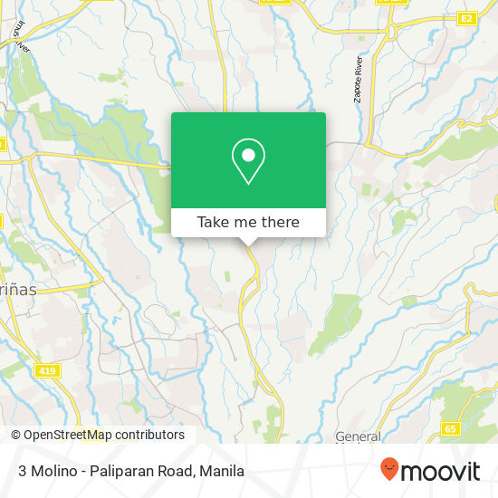 3 Molino - Paliparan Road map