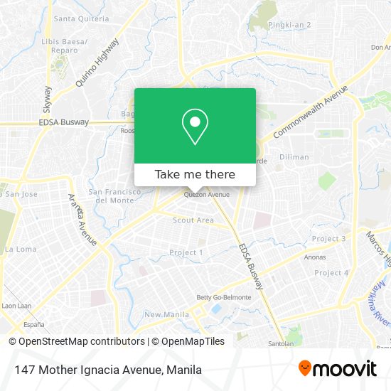 147 Mother Ignacia Avenue map