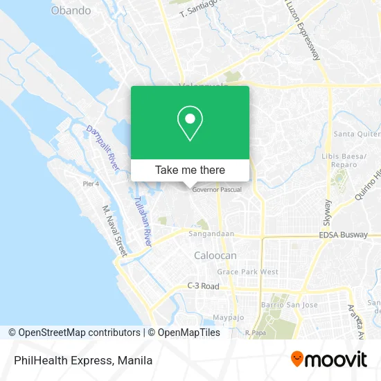 PhilHealth Express map