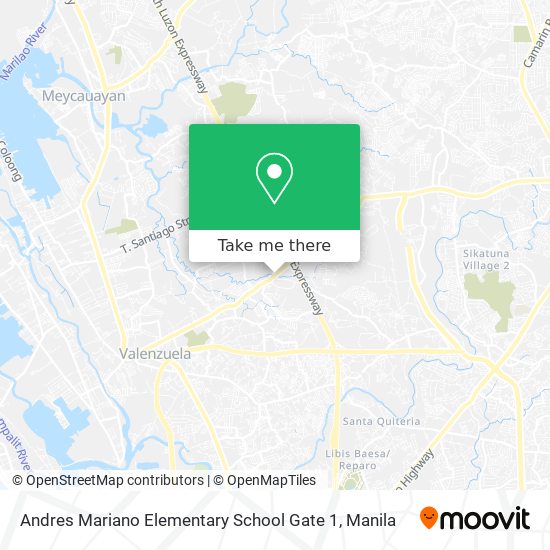 Andres Mariano Elementary School Gate 1 map