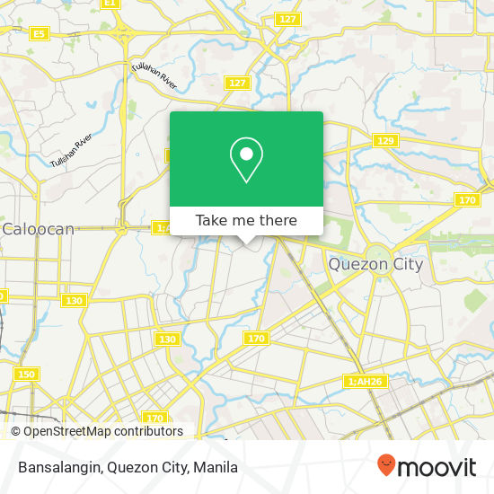 Bansalangin, Quezon City map
