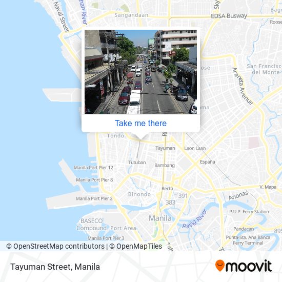 Tayuman Street map