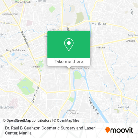 Dr. Raul B Guanzon Cosmetic Surgery and Laser Center map