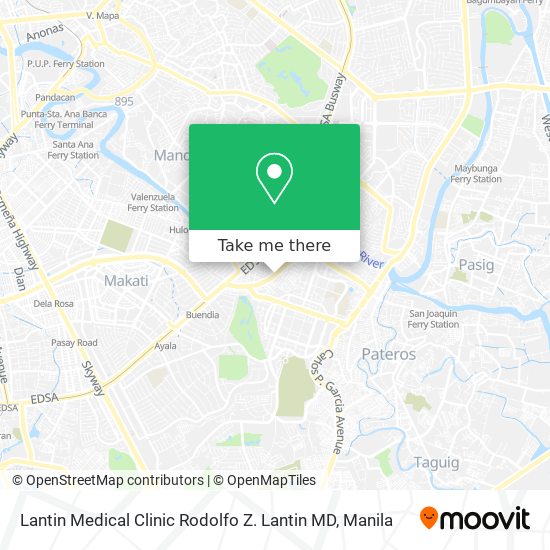 Lantin Medical Clinic Rodolfo Z. Lantin MD map