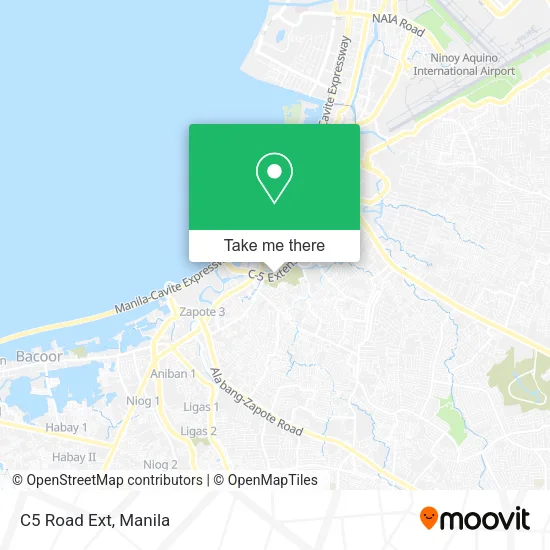 C5 Road Ext map