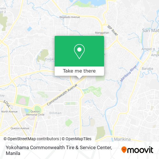Yokohama Commonwealth Tire & Service Center map