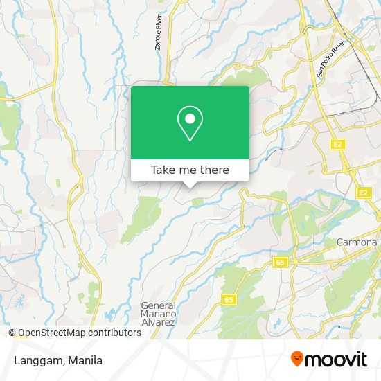 Langgam map