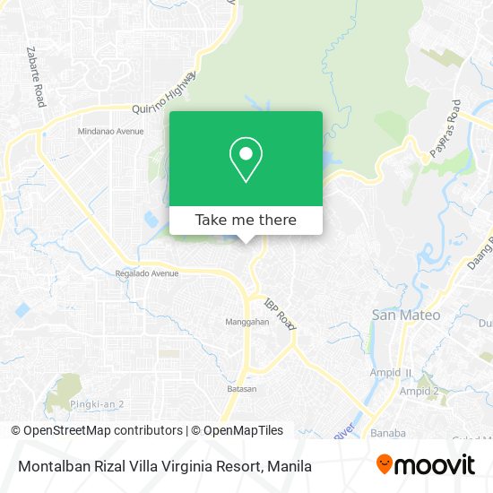 Montalban Rizal Villa Virginia Resort map