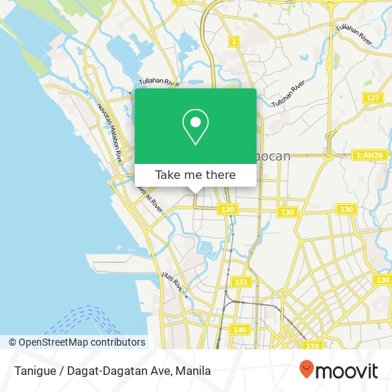 Tanigue / Dagat-Dagatan Ave map