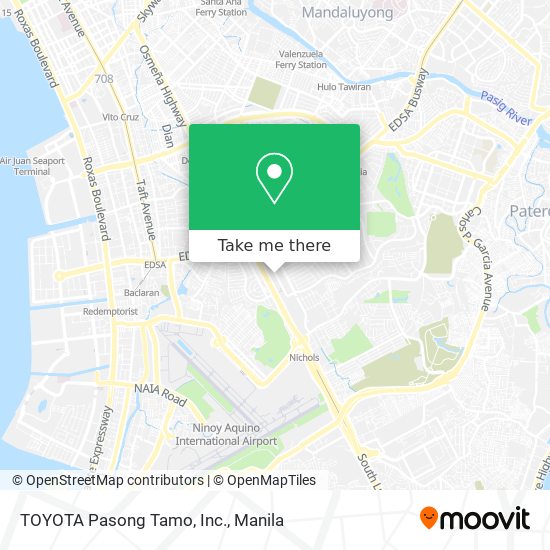 TOYOTA Pasong Tamo, Inc. map